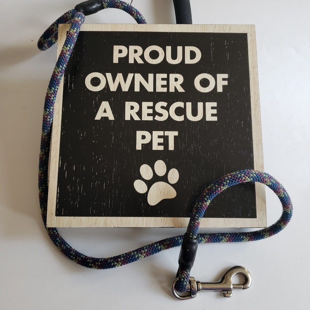 🐕Rescue Pet Vintage Look Wood Sign 🐈